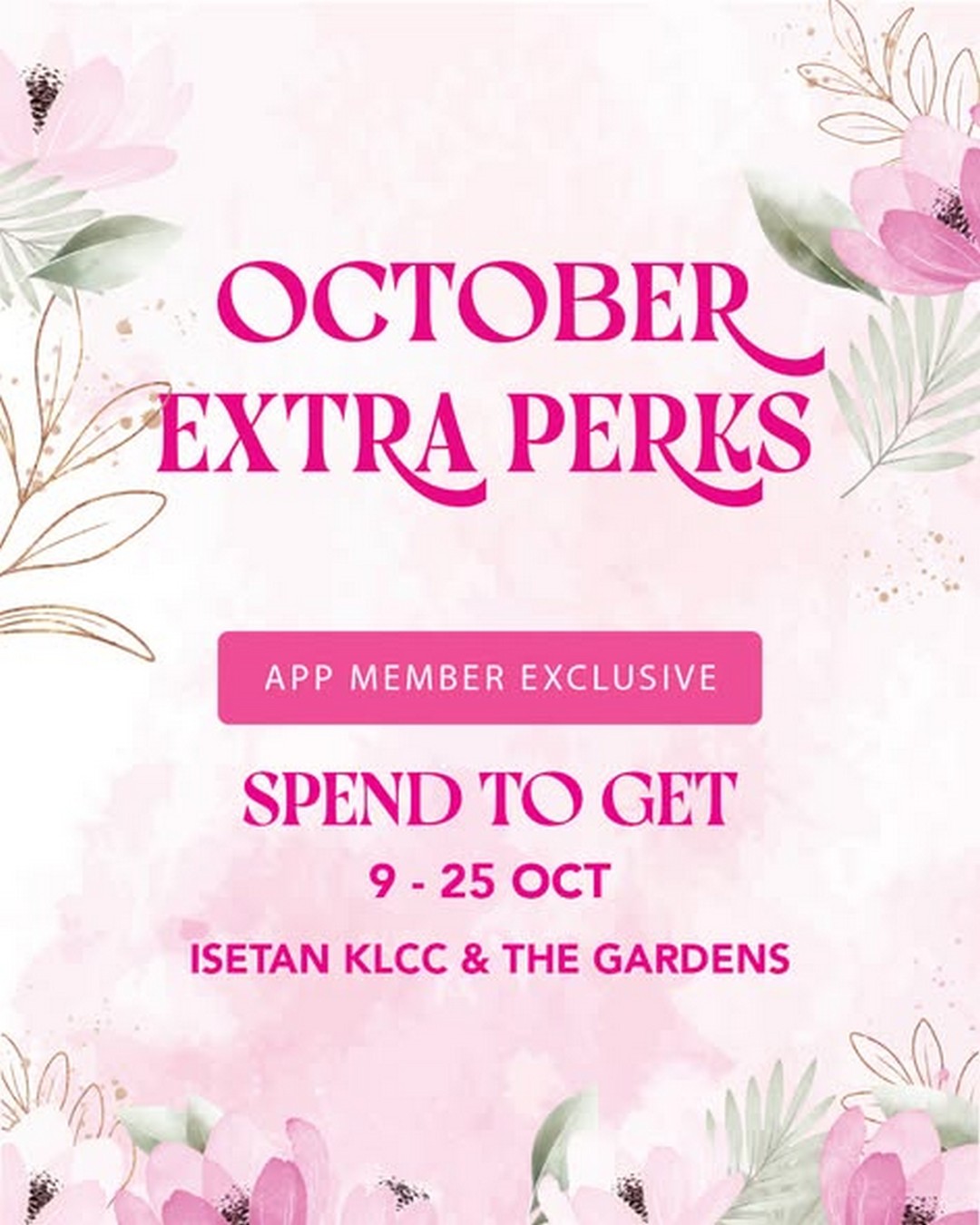 Isetan-Kuala-Lumpur-Pink-October-Shopping-Promotion 9-25 October 2026: Isetan Kuala Lumpur: Pink October Shopping Promotion with RM30 E-Promotion Coupons for Every RM300 Spent at Isetan KLCC and Isetan The Gardens
