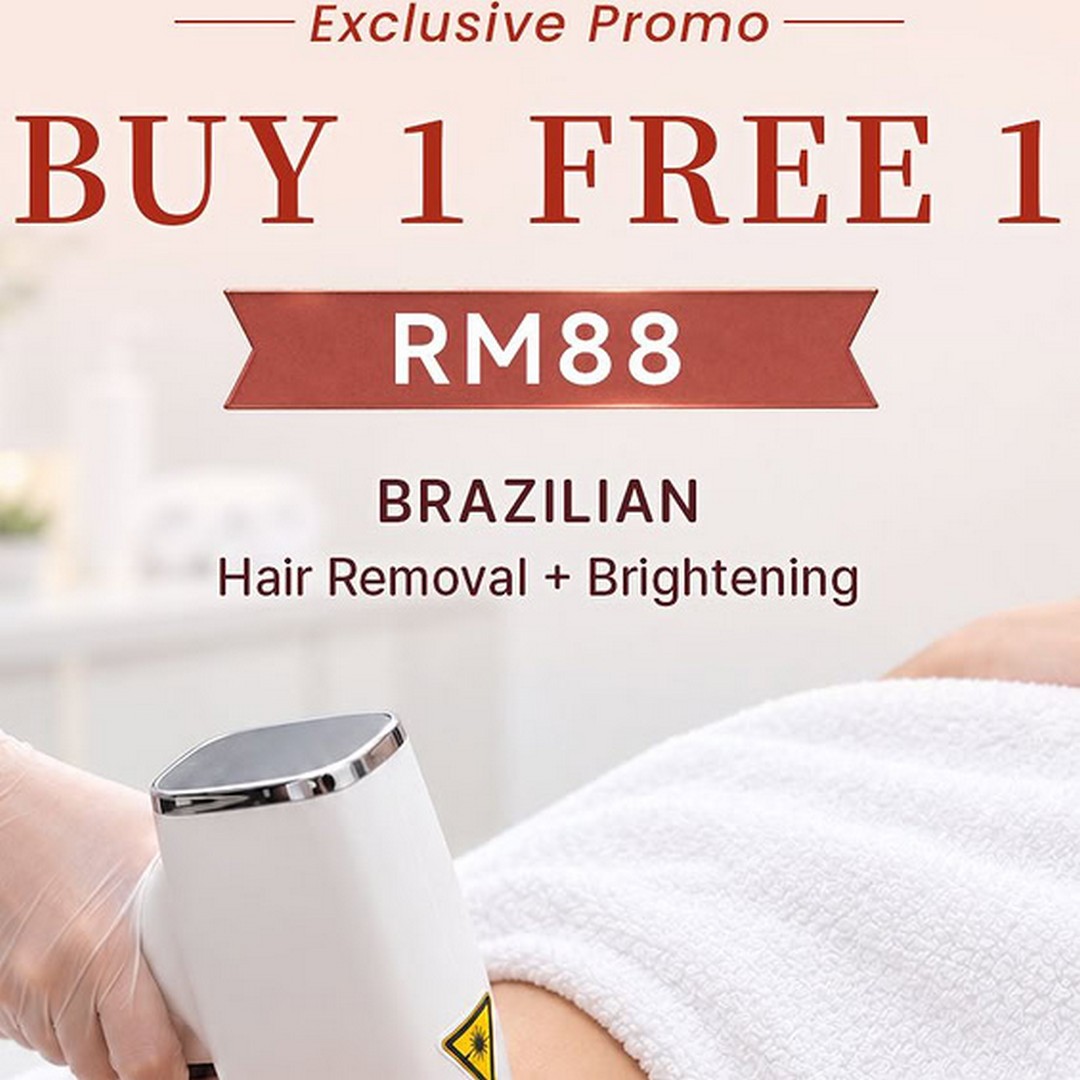 JEMOJE-PLUS-Buy-1-Free-1-Brazilian-Hair-Removal-Brightening-Care 5 October 2026 onwards: JEMOJE PLUS: Buy 1 Free 1 Brazilian Hair Removal & Brightening Care Promotion for Only RM88