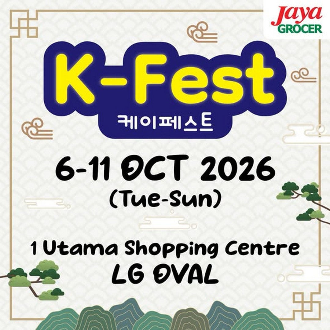 Jaya-Grocer-K-Fest-Korean-Food-Shopping-Promotion 6-11 October 2026: Jaya Grocer: K-Fest Korean Food & Shopping Promotion at 1 Utama Shopping Centre