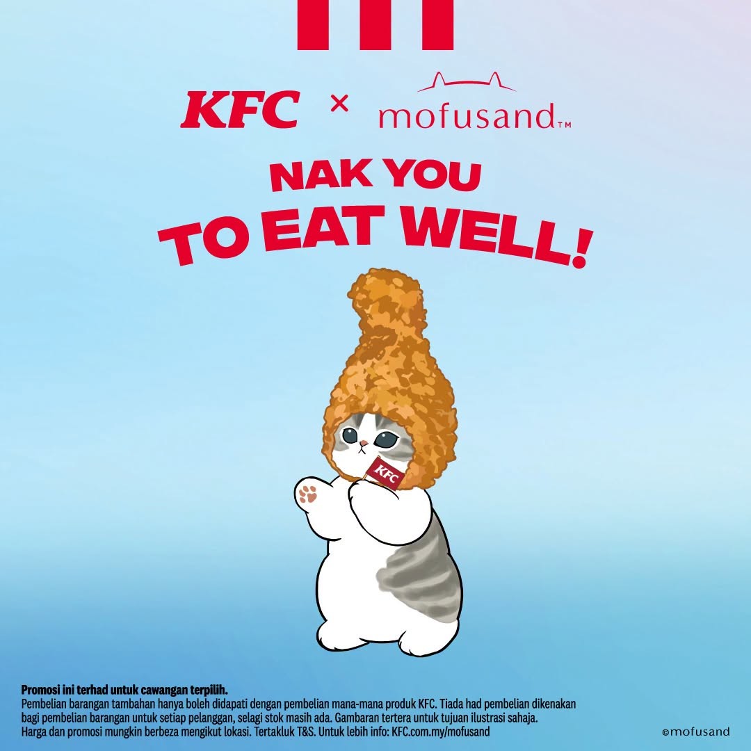 KFC-Malaysia-KFC-x-mofusand-Tote-Bag-Promotion-4 12 October 2026 onwards: KFC Malaysia: KFC x mofusand Tote Bag Promotion with Any KFC Purchase – Get Your Cute Collectible Tote Bag While Stocks Last