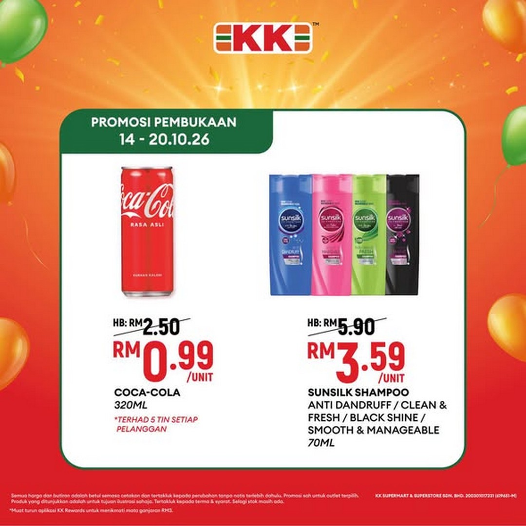 KK-Super-Mart-New-Outlet-Opening-Promotion-1 14 October 2026: KK Super Mart: New Outlet Opening Promotion at Desa Kepong Gi, Kepong – Koki Garlic Chilli Sauce for Just RM0.10 During Happy Hours for the First 200 Customers