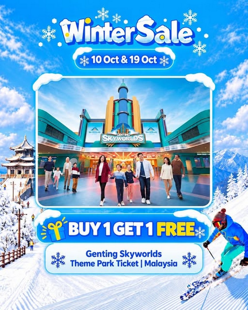 KKday-Buy-1-Get-1-Free-Genting-SkyWorlds-Theme-Park-Tickets 10 & 19 October 2026: KKday: Buy 1 Get 1 Free Genting SkyWorlds Theme Park Tickets – Exclusive Winter Sale Flash Promotion in Malaysia