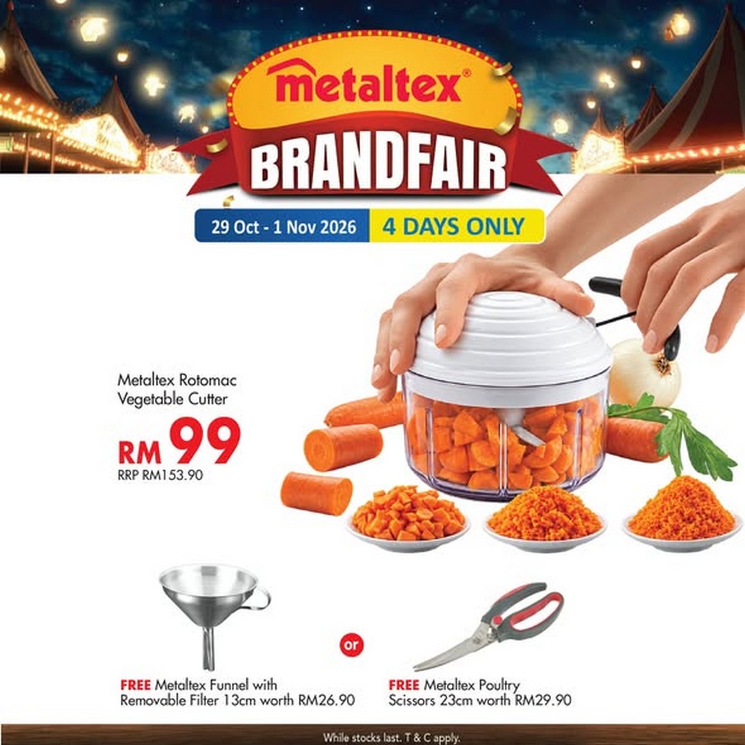 Kitchen-Shop-Brandfair-Weekend-Promotion-3 29 October–1 November 2026: Kitchen Shop Brandfair Weekend Promotion – Discover Sistema Food Storage and Metaltex Kitchen Essentials at Selected Outlets in Malaysia