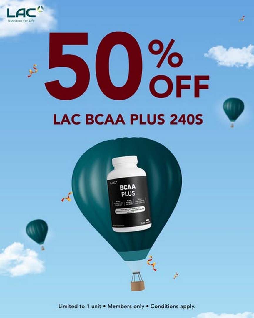 LAC-Malaysia-OctoDeals-Promotion-2 15–22 October 2026: LAC Malaysia OctoDeals Promotion – Buy 2 Free 2 on Selected Wellness Products, 50% Off Selected Supplements and LAC BCAA Plus 240s