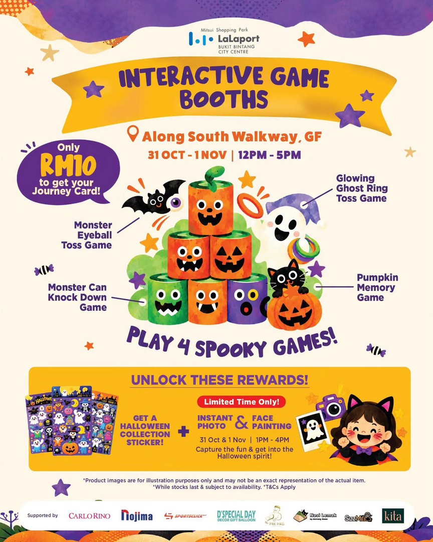 LaLaport-BBCC-Spook-tacle-Halloween-Weekend-2026-6 29 October–1 November 2026: LaLaport BBCC Spook-tacle Halloween Weekend 2026 – Family Halloween Event with Costume Competition, Trick-or-Treat Walkabout, Workshops and Shopping Rewards in Kuala Lumpur