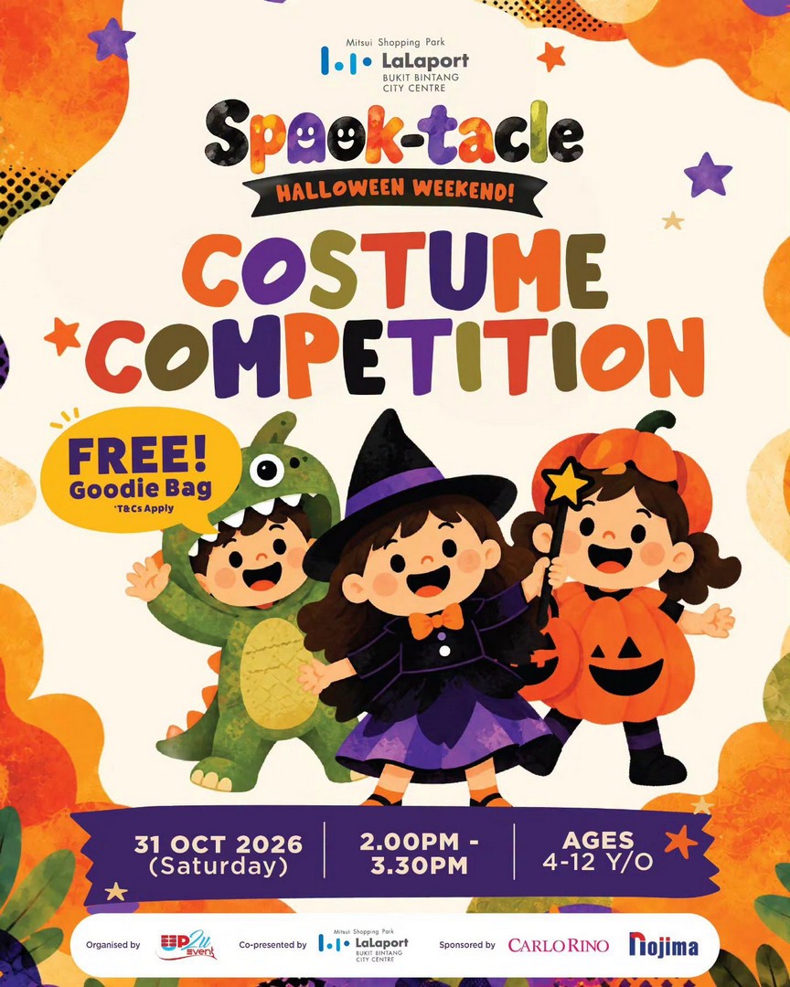 LaLaport-BBCC-Spook-tacle-Halloween-Weekend-2026-7 29 October–1 November 2026: LaLaport BBCC Spook-tacle Halloween Weekend 2026 – Family Halloween Event with Costume Competition, Trick-or-Treat Walkabout, Workshops and Shopping Rewards in Kuala Lumpur