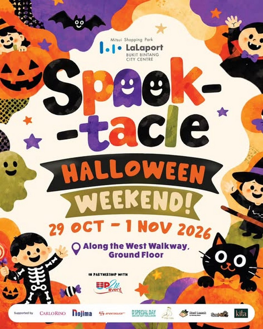 LaLaport-BBCC-Spook-tacle-Halloween-Weekend-2026 29 October–1 November 2026: LaLaport BBCC Spook-tacle Halloween Weekend 2026 – Family Halloween Event with Costume Competition, Trick-or-Treat Walkabout, Workshops and Shopping Rewards in Kuala Lumpur