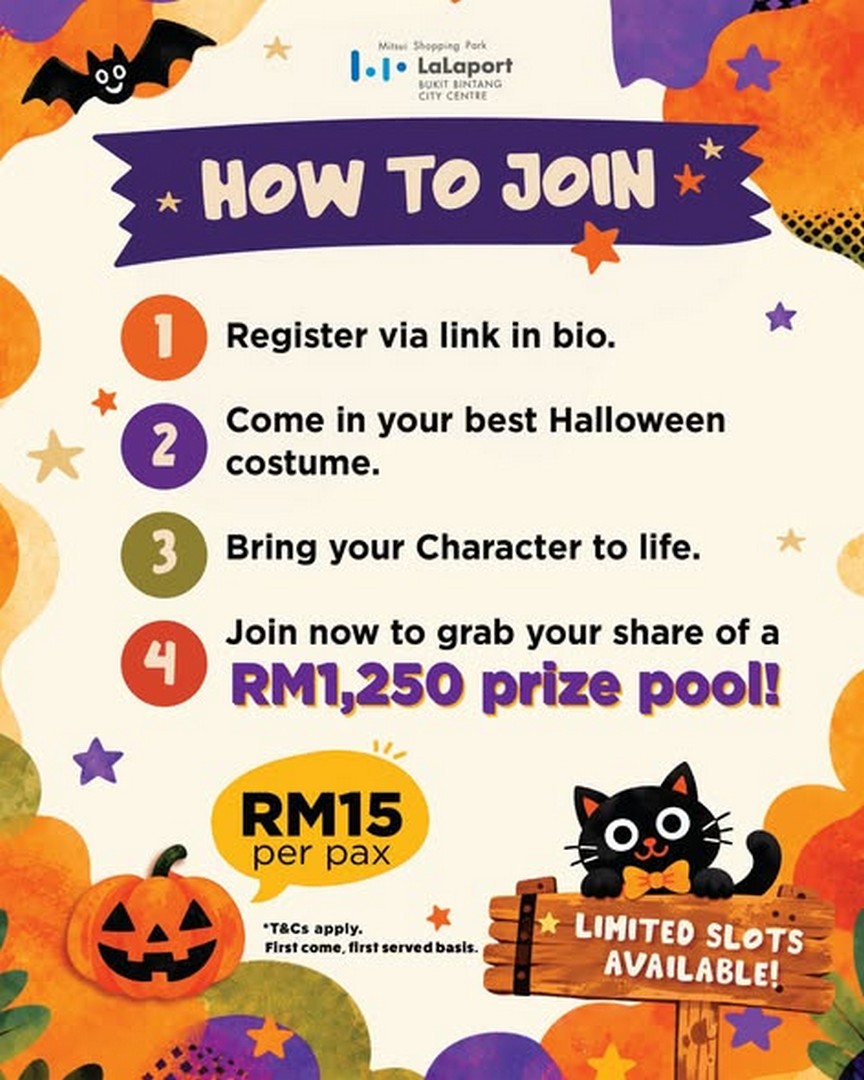 LaLaport-BUKIT-BINTANG-CITY-CENTRE-Halloween-Costume-Competition-Promotion-3 31 October 2026: LaLaport BUKIT BINTANG CITY CENTRE: Halloween Costume Competition, RM15 Entry with Free Goodie Bag Worth Up to RM30 at West Walkway
