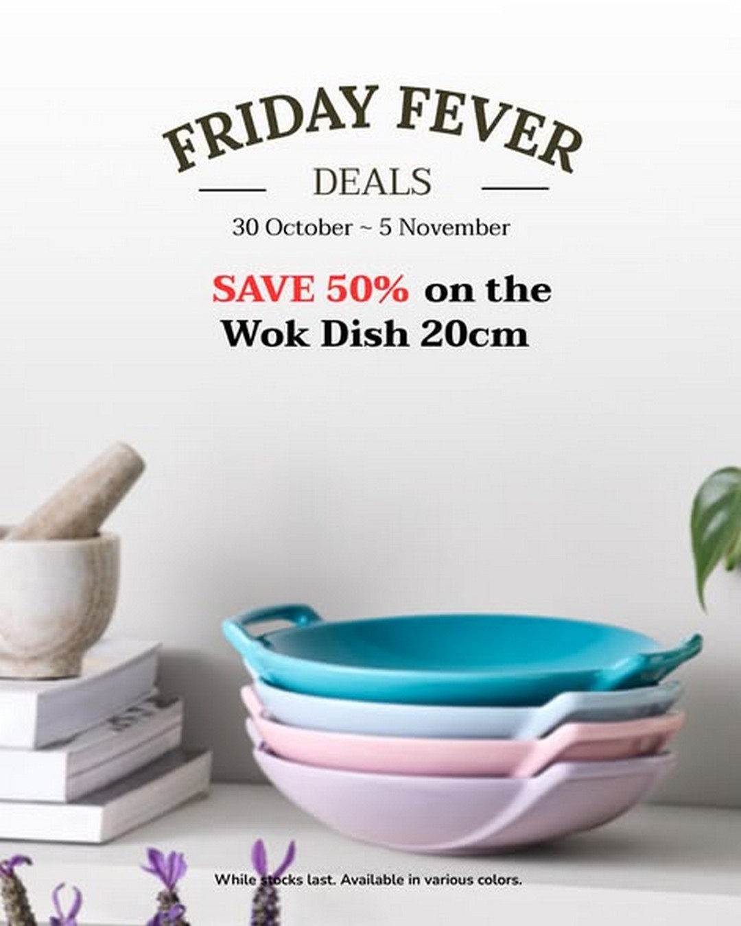Le-Creuset-Malaysia-Friday-Fever-Deals-1 30 October–5 November 2026: Le Creuset Malaysia Friday Fever Deals – Enjoy 50% OFF Wok Dish & 40% OFF Selected Pumpkin Collection
