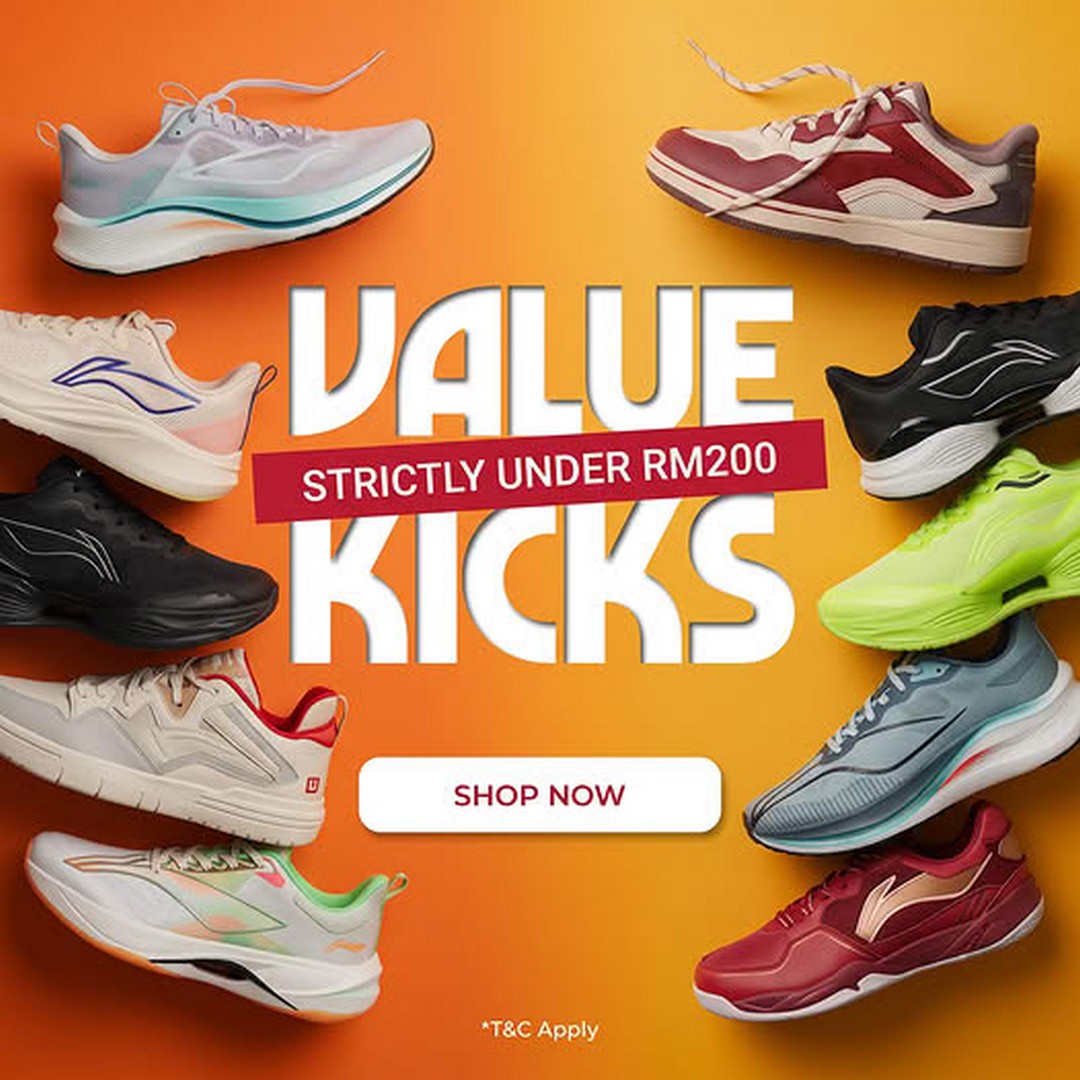 Li-Ning-Distributor-Concept-Store-Malaysia-Selected-Li-Ning-Shoes 5 October 2026 onwards: Li-Ning Distributor Concept Store Malaysia: Selected Li-Ning Shoes Below RM200 Sale Promotion, Shop Online