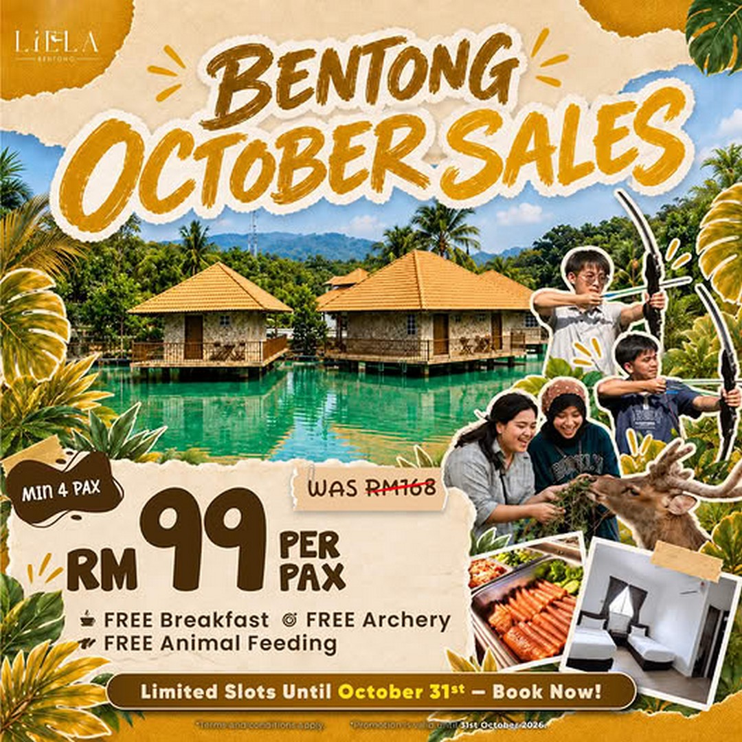 LiLLA-Bentong-Summer-Retreat-Promotion-with-Floating-Chalet-Stay 12 October 2026 onwards: LiLLA Bentong: Summer Retreat Promotion with Floating Chalet Stay, Free Breakfast, Deer Feeding and Archery from RM99 per Person