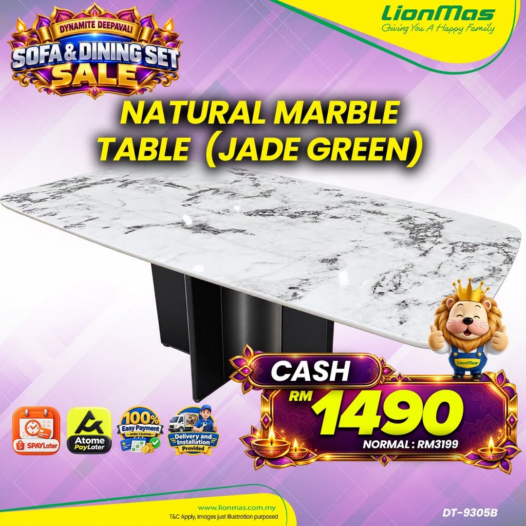 Lionmas-Furnishers-Dynamite-Deepavali-Dining-Set-2026-9 Now Till 8 November 2026: Lionmas Furnishers: Dynamite Deepavali Dining Set 2026 – Upgrade Your Dining Room with Flexible Instalment Plans