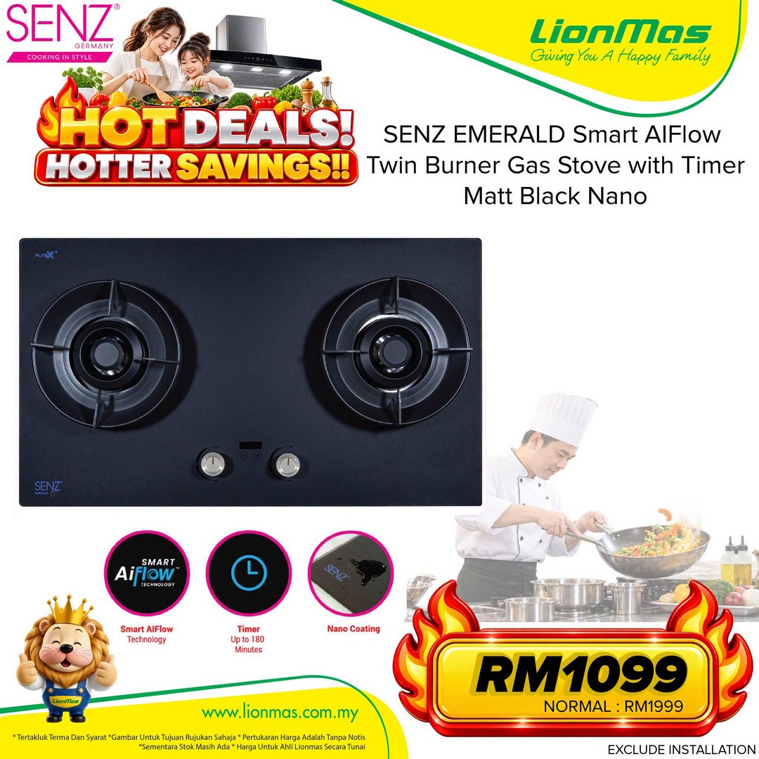 Lionmas-Furnishers-HQ-SENZ-Hood-Hob-Promotion-4 Now till 31 December 2026: Lionmas Furnishers HQ: SENZ Hood & Hob Promotion, Special Deals and Bigger Kitchen Savings In-Store