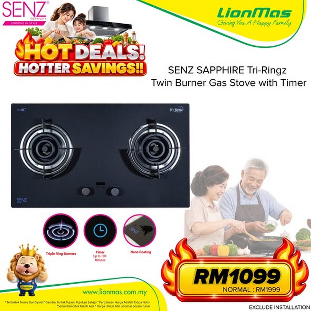 Lionmas-Furnishers-SENZ-Hood-Hob-Promotion-with-Special-Kitchen-2 Now Till 31 December 2026: Lionmas Furnishers: SENZ Hood & Hob Promotion with Special Kitchen Appliance Deals and Savings at Selected Stores in Malaysia
