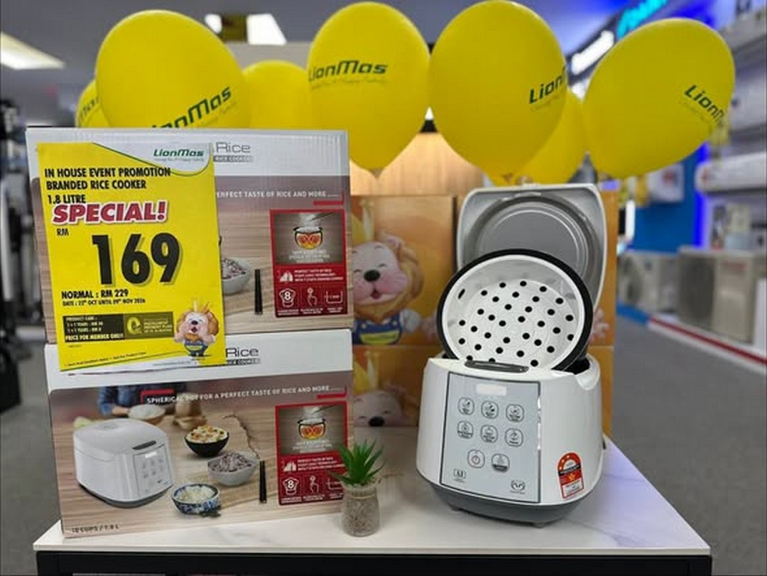 Lionmas-Furnishers-–-Special-Stock-Clearance-Sale-1-1 22 October–9 November 2026: Lionmas Furnishers – Special Stock Clearance Sale at Gelang Patah, Johor with 50% OFF Air Conditioner Installation and Exclusive Home Appliance Deals from RM399, 10am–9pm