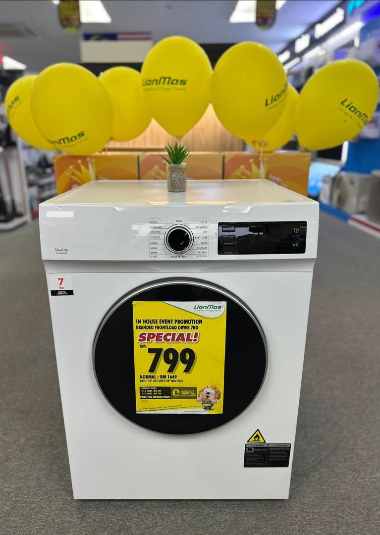 Lionmas-Furnishers-–-Special-Stock-Clearance-Sale-12 22 October–9 November 2026: Lionmas Furnishers – Special Stock Clearance Sale at Gelang Patah, Johor with 50% OFF Air Conditioner Installation and Exclusive Home Appliance Deals from RM399, 10am–9pm
