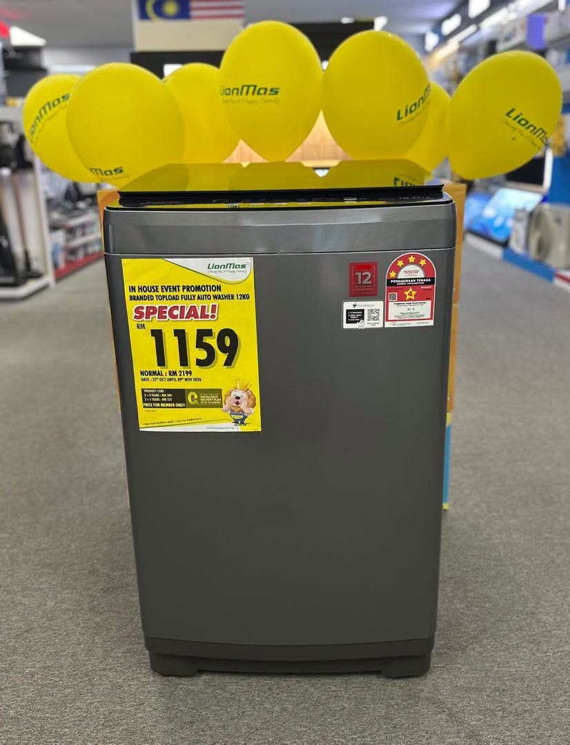 Lionmas-Furnishers-–-Special-Stock-Clearance-Sale-14 22 October–9 November 2026: Lionmas Furnishers – Special Stock Clearance Sale at Gelang Patah, Johor with 50% OFF Air Conditioner Installation and Exclusive Home Appliance Deals from RM399, 10am–9pm