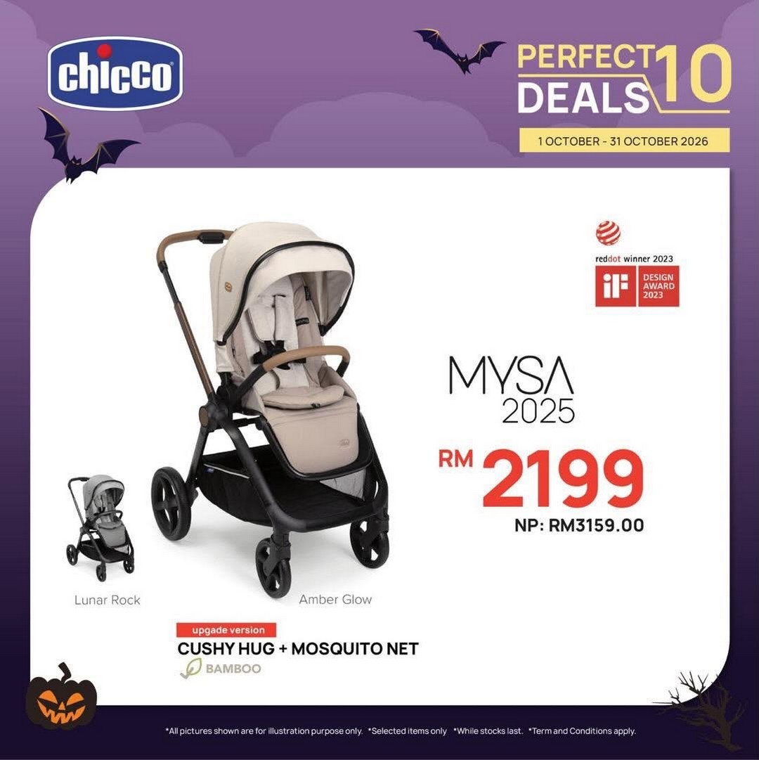 LittleWhiz-Chicco-Perfect-10-Sale-on-Car-Seats-and-Strollers-6 1-31 October 2026: LittleWhiz: Chicco Perfect 10 Sale on Car Seats and Strollers