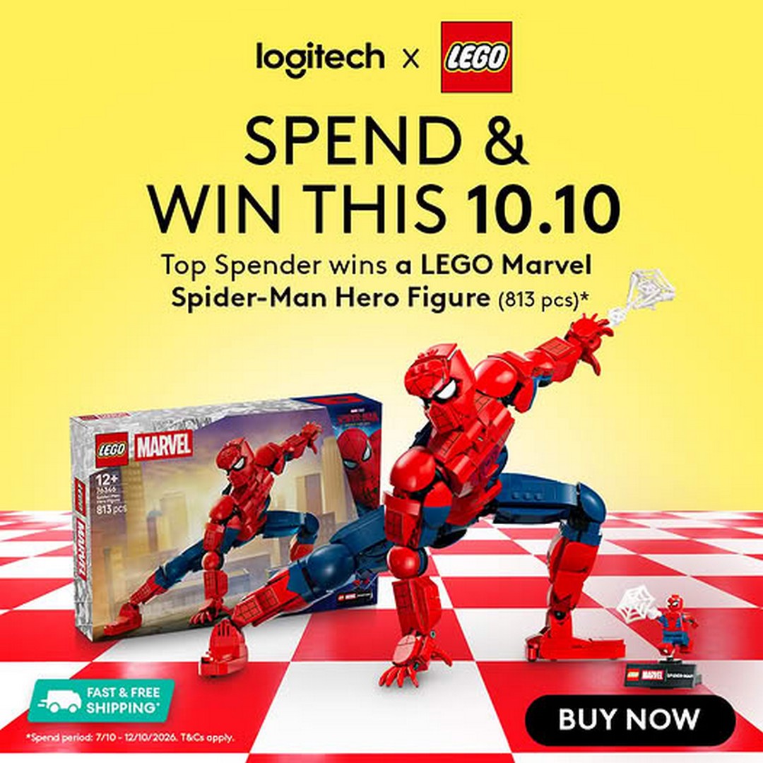Logitech-Malaysia-Up-to-45-OFF-Storewide-Promotion 7-12 October 2026: Logitech Malaysia: Up to 45% OFF Storewide Promotion with Extra Vouchers and LEGO Marvel Spider-Man Hero Figure Giveaway