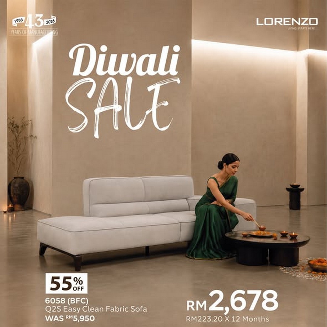 Lorenzo-Furniture-Malaysia-Deepavali-Furniture-Promotion-1 9 October 2026 onwards: Lorenzo Furniture Malaysia: Deepavali Furniture Promotion with FREE Leather Cleaner Kit on Selected Models at Participating Showrooms