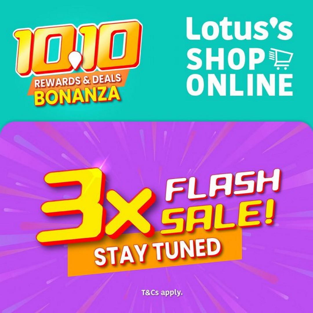 Lotuss-10.10-Rewards-Deals-Bonanza-Sale-4 7-11 October 2026: Lotus's: 10.10 Rewards & Deals Bonanza Sale – Up to 50% OFF, Buy 1 Free 1 & Free Delivery Online