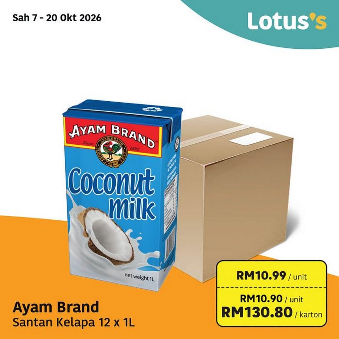 Lotuss-Malaysia-Beli-Lebih-Untung-Lebih-Promotion-with-Grocery-12 7-20 October 2026: Lotus's Malaysia: Beli Lebih Untung Lebih Promotion with Grocery, Food & Household Deals from RM1.69
