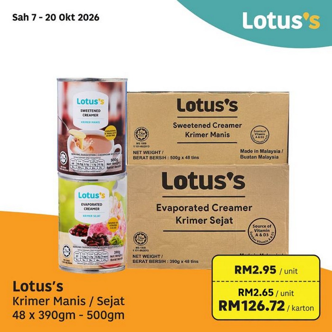 Lotuss-Malaysia-Beli-Lebih-Untung-Lebih-Promotion-with-Grocery-13 7-20 October 2026: Lotus's Malaysia: Beli Lebih Untung Lebih Promotion with Grocery, Food & Household Deals from RM1.69