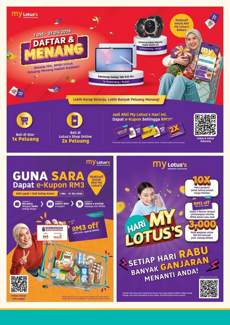 Lotuss-Malaysia-Deepavali-Specials-Buy-1-Free-1-Strawberries-and-Grocery-10 14-28 October 2026: Lotus's Malaysia: Deepavali Specials, Buy 1 Free 1 Strawberries and Grocery Savings Promotion