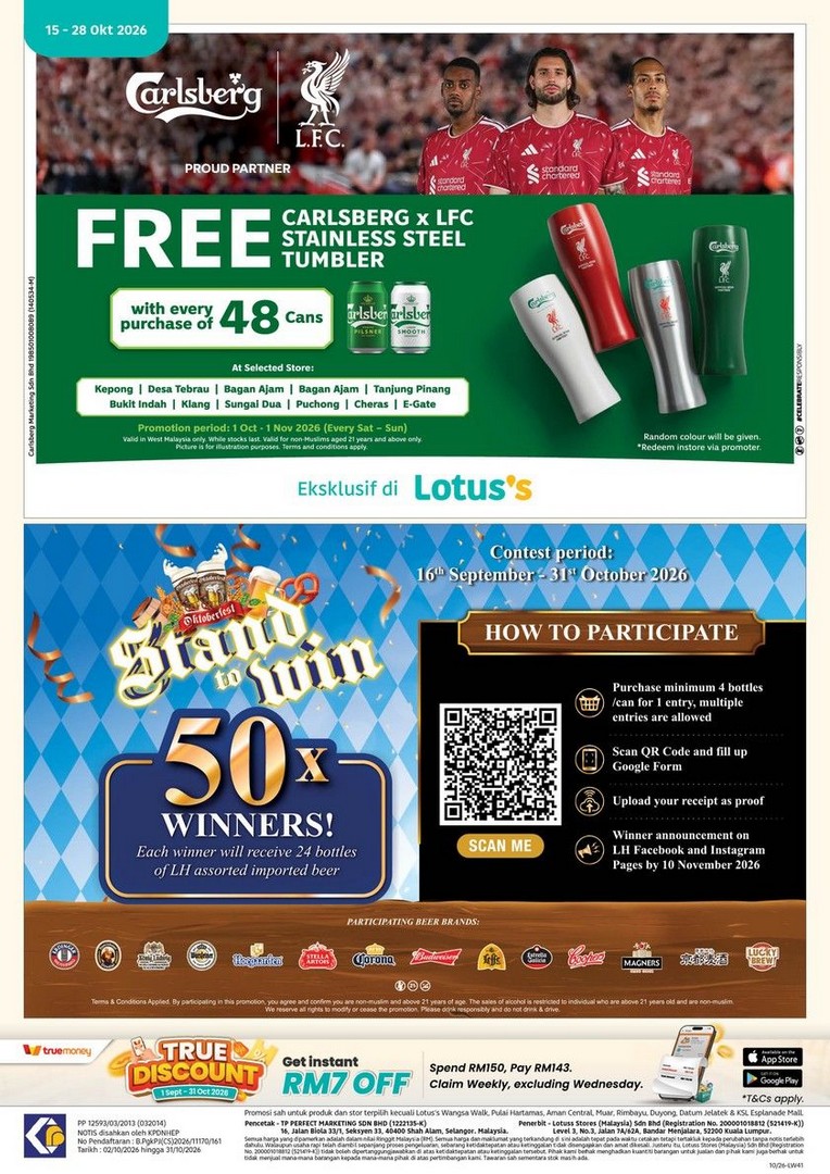 Lotuss-Malaysia-Deepavali-Specials-Buy-1-Free-1-Strawberries-and-Grocery-15 14-28 October 2026: Lotus's Malaysia: Deepavali Specials, Buy 1 Free 1 Strawberries and Grocery Savings Promotion