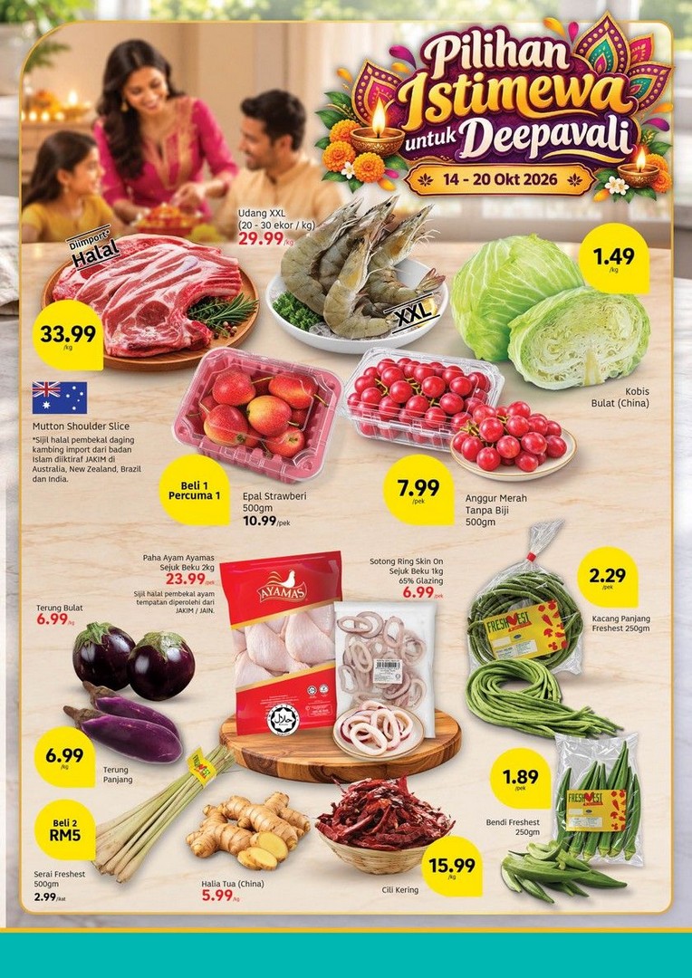 Lotuss-Malaysia-Deepavali-Specials-Buy-1-Free-1-Strawberries-and-Grocery-2 14-28 October 2026: Lotus's Malaysia: Deepavali Specials, Buy 1 Free 1 Strawberries and Grocery Savings Promotion