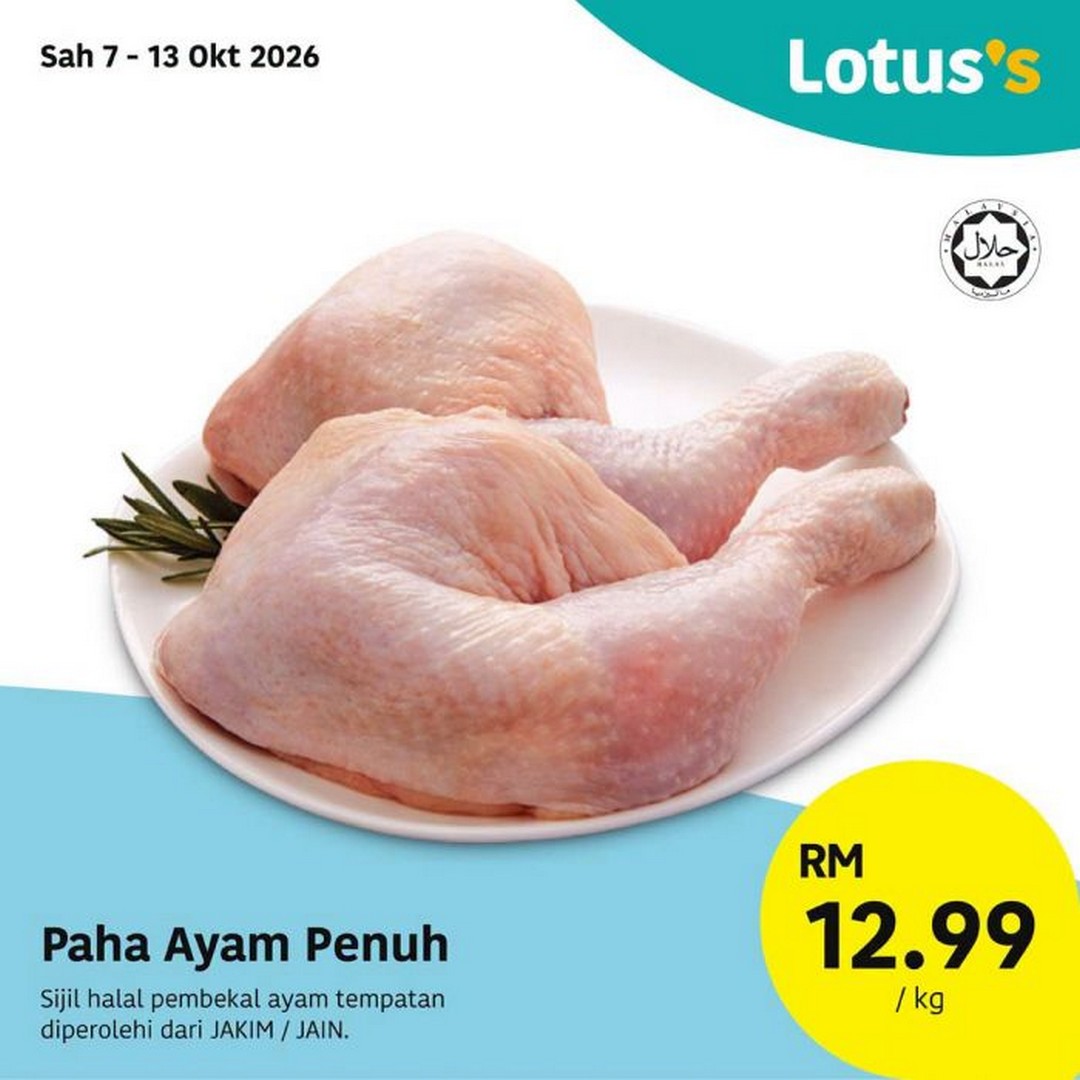 Lotuss-Malaysia-Promosi-HANGAT-Sale-Promotion-1 7-19 October 2026: Lotus's Malaysia: Promosi HANGAT Sale & Promotion with Deals from RM2.79 and Buy 2 Free 1 Offers