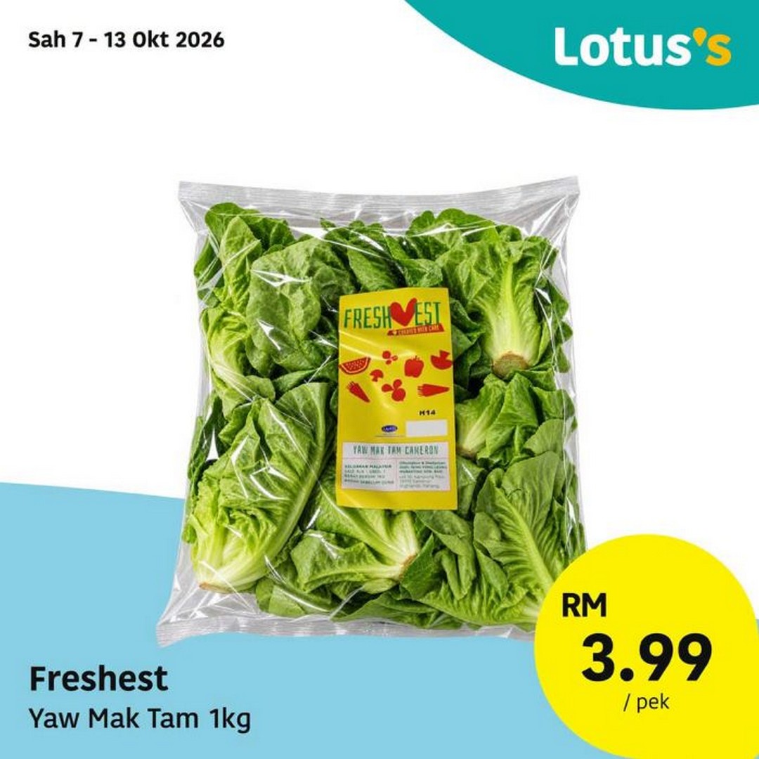 Lotuss-Malaysia-Promosi-HANGAT-Sale-Promotion-4 7-19 October 2026: Lotus's Malaysia: Promosi HANGAT Sale & Promotion with Deals from RM2.79 and Buy 2 Free 1 Offers