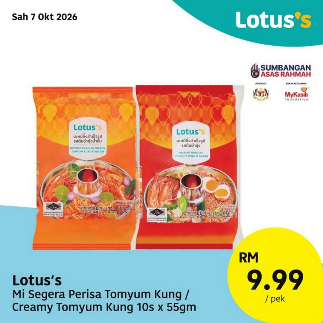 Lotuss-Malaysia-Promosi-HANGAT-Sale-Promotion-7 7-19 October 2026: Lotus's Malaysia: Promosi HANGAT Sale & Promotion with Deals from RM2.79 and Buy 2 Free 1 Offers