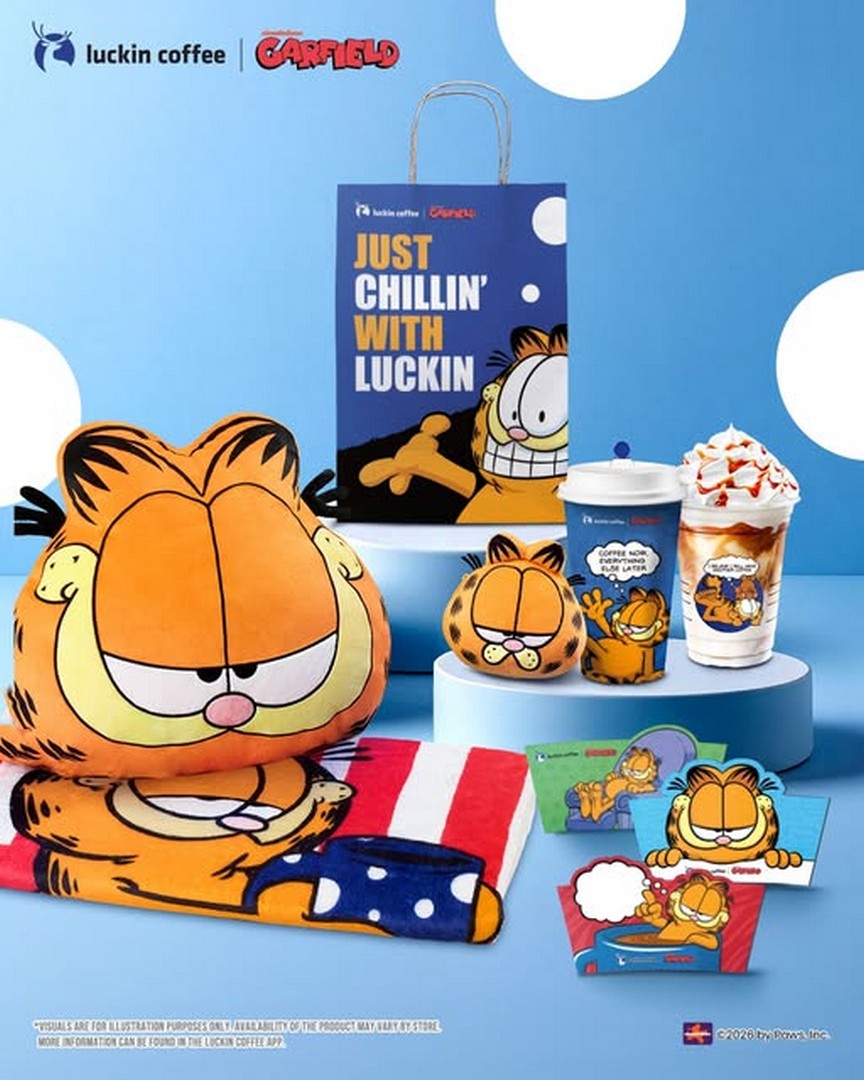 Luckin-Coffee-Malaysia-Garfield-Themed-Packaging-Promotion 15 October 2026 onwards: Luckin Coffee Malaysia: Garfield-Themed Packaging Promotion with Exclusive Collectibles, Paper Bags and Cup Sleeves While Stocks Last