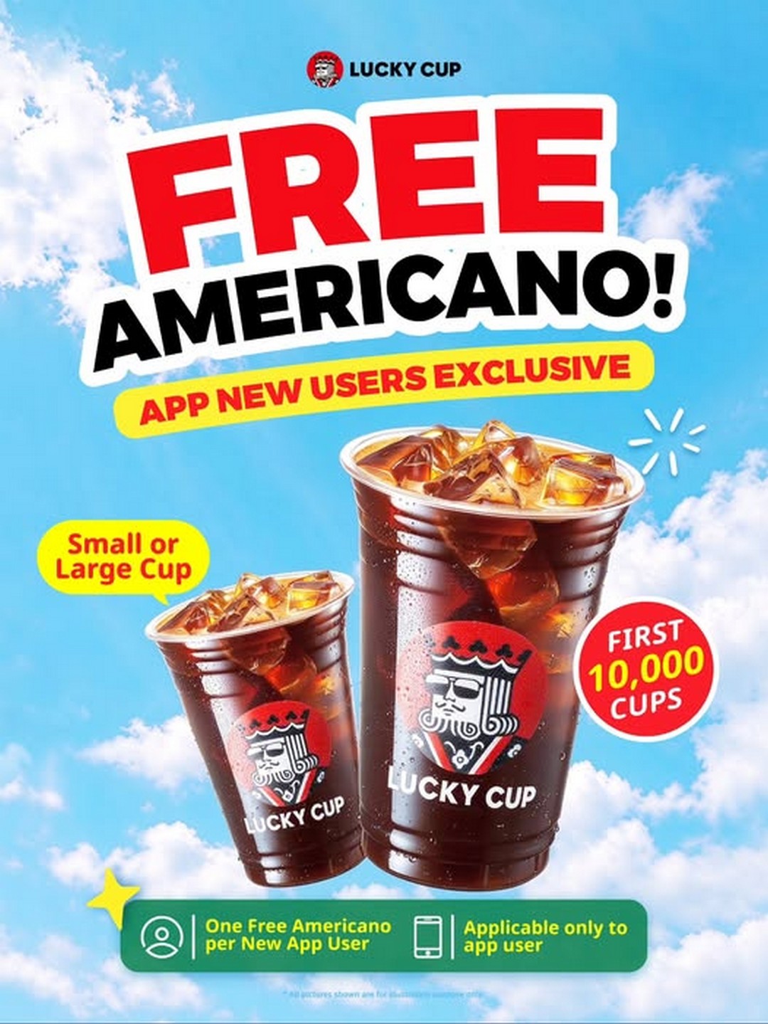 Lucky-Cup-Coffee-Promotion-–-Get-1-Free-Americano 31 October 2026 Onwards: Lucky Cup Coffee Promotion – Get 1 Free Americano for New Lucky Cup App Users, Limited to First 10,000 Cups