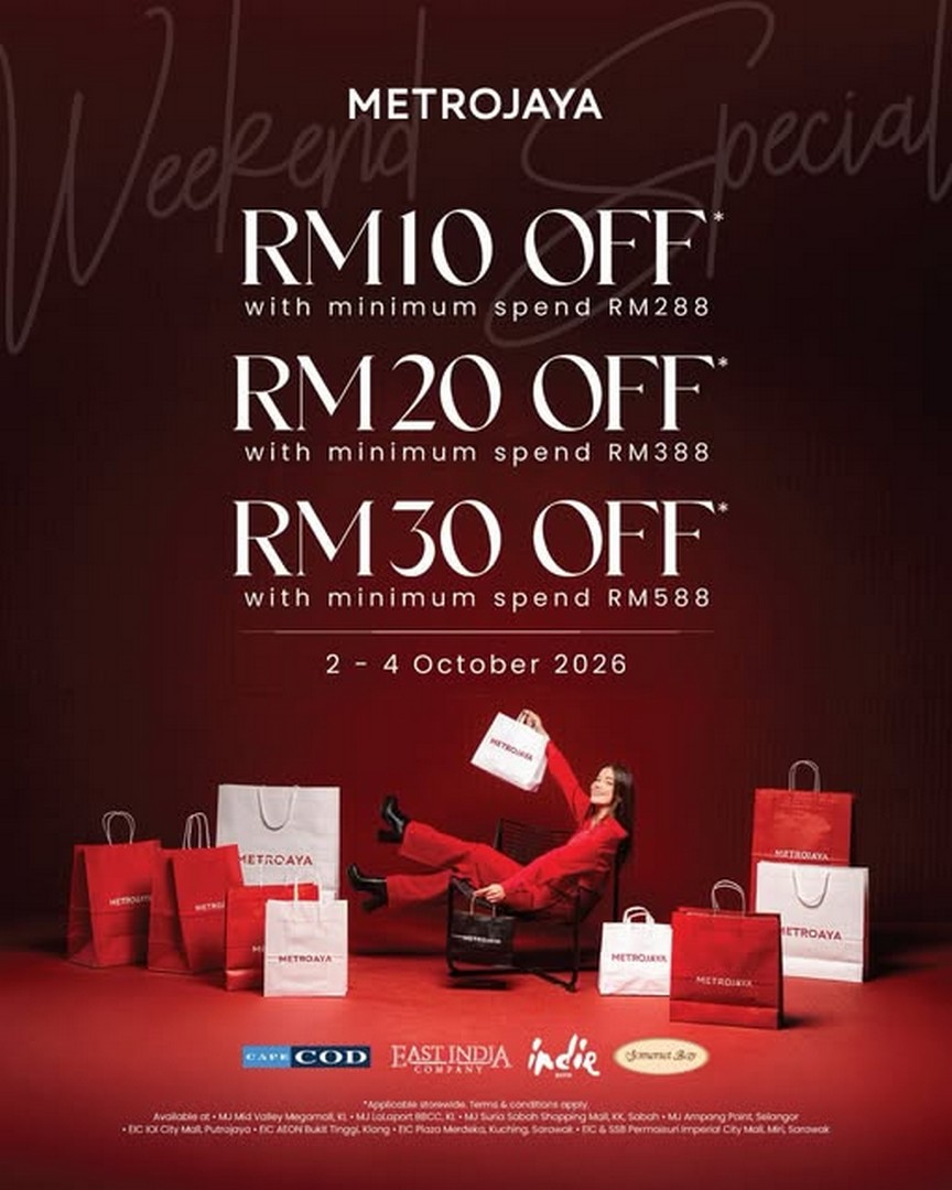 METROJAYA-Weekend-Special-Promotion-for-More-Shopping-Savings 2–4 October 2026: METROJAYA: Weekend Special Promotion for More Shopping Savings at Participating Stores