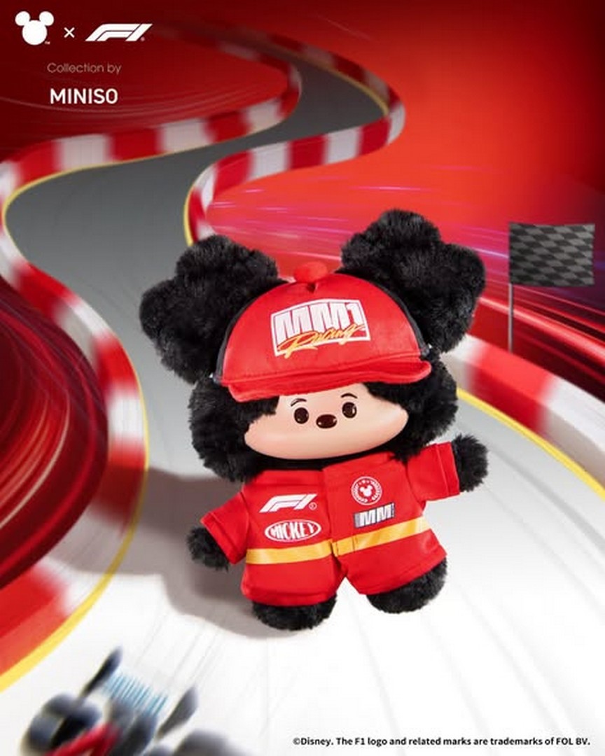 MINISO-Disney-x-Formula-1®-Mickey-Speed-Life-Collection-2 1 October 2026 onwards: MINISO: Disney x Formula 1® Mickey Speed Life Collection Vinyl Plush Promotion at Pavilion Bukit Jalil