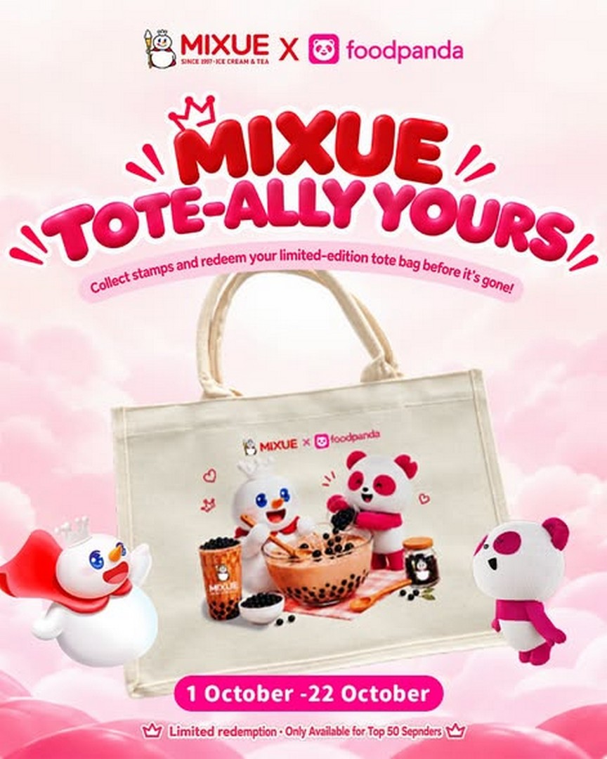 Promotion MIXUE Tote-ally Yours Stamp Promotion