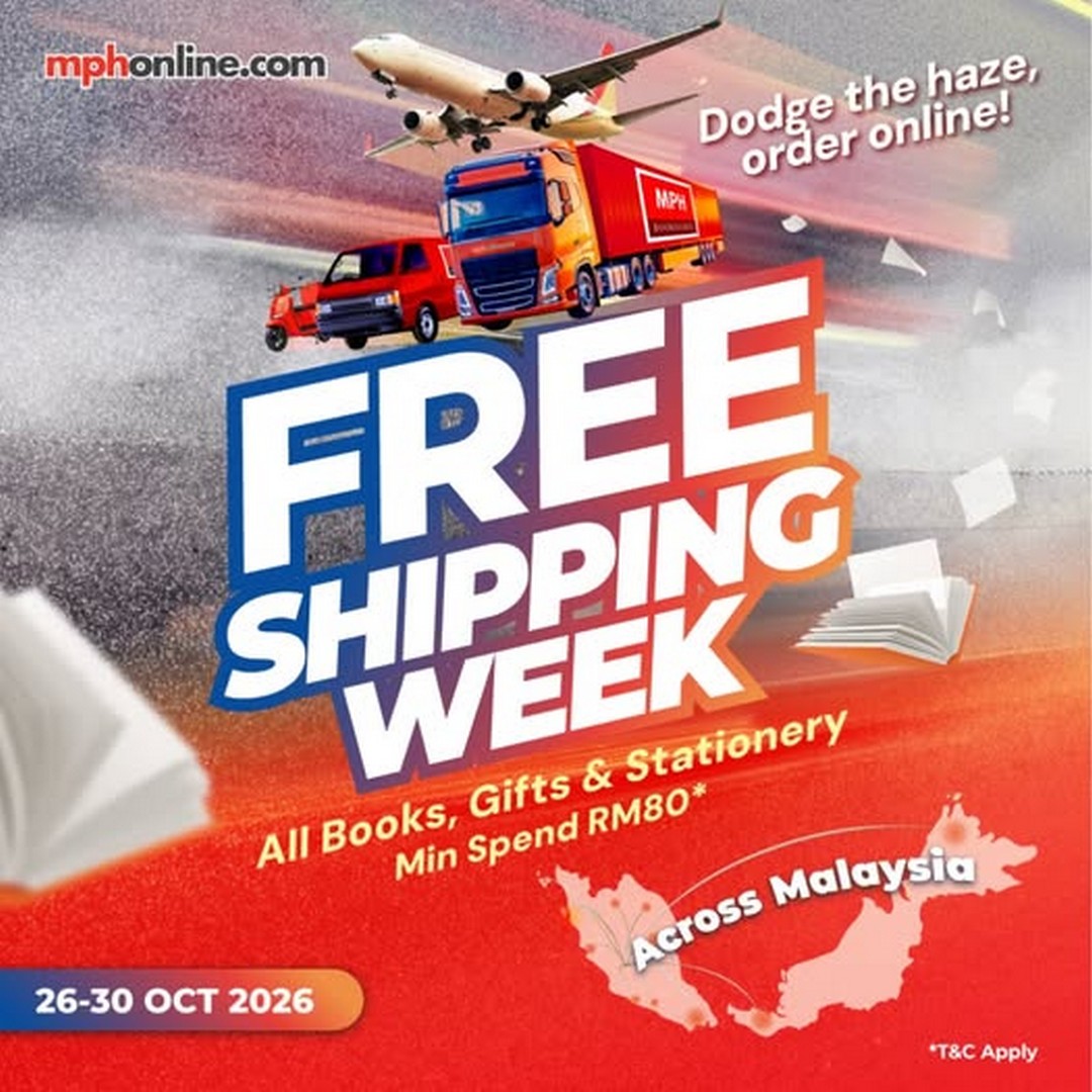 MPH-Bookstores-Free-Shipping-Week-Promotion-on-Books-Gifts-Stationery 26–30 October 2026: MPH Bookstores Free Shipping Week Promotion on Books, Gifts & Stationery with Minimum Spend of RM80 Online
