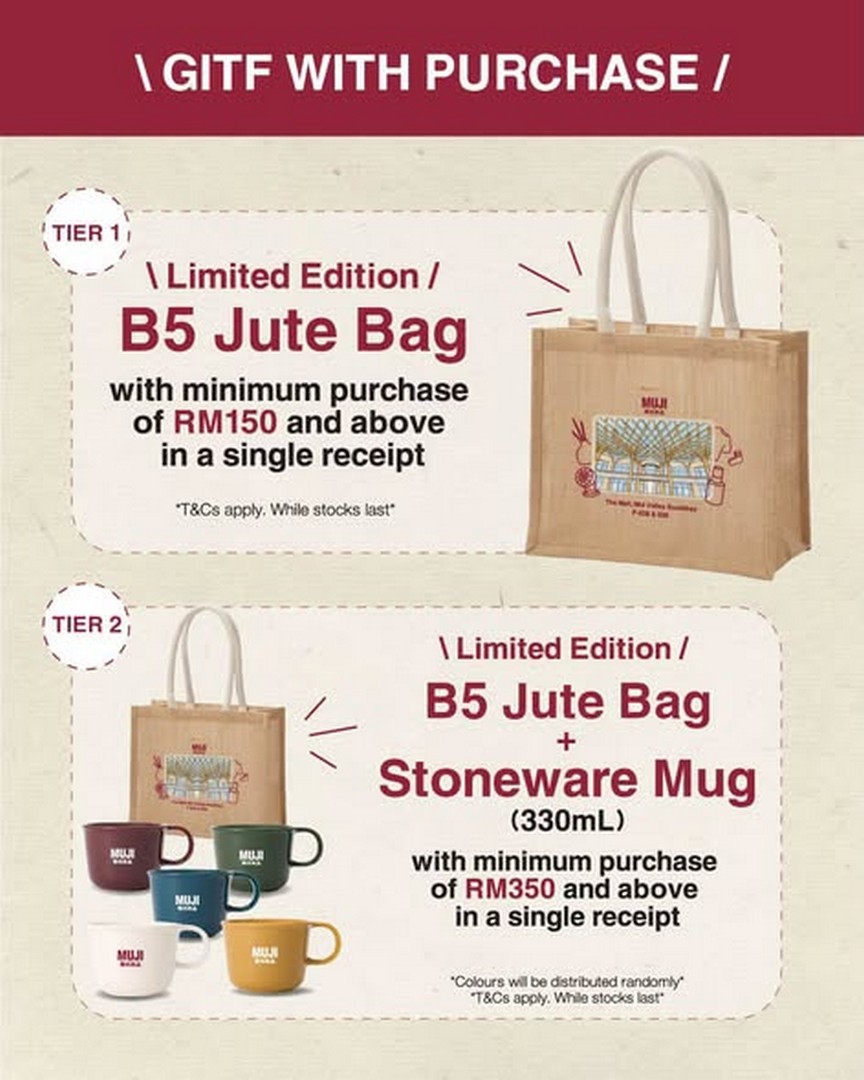 MUJI-Malaysia-Reopening-Promotion-at-The-Mall-Mid-Valley-Southkey-2 6 November 2026: MUJI Malaysia Reopening Promotion at The Mall, Mid Valley Southkey – Get RM50 Vouchers, Limited-Edition Jute Bags and Stoneware Mugs
