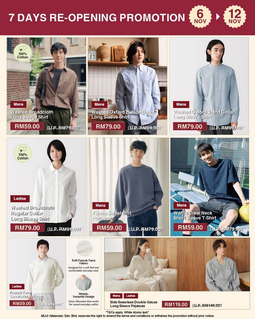 MUJI-Malaysia-Reopening-Promotion-at-The-Mall-Mid-Valley-Southkey-4 6 November 2026: MUJI Malaysia Reopening Promotion at The Mall, Mid Valley Southkey – Get RM50 Vouchers, Limited-Edition Jute Bags and Stoneware Mugs