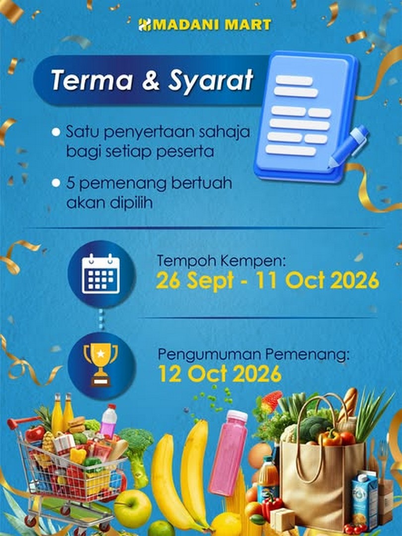 Madani-Mart-Giveaway-Promotion-to-Win-a-Tefal-Natura-2 26 September-11 October 2026: Madani Mart: Giveaway Promotion to Win a Tefal Natura Non-Stick Frypan by Sharing Where Madani Mart Should Open Next
