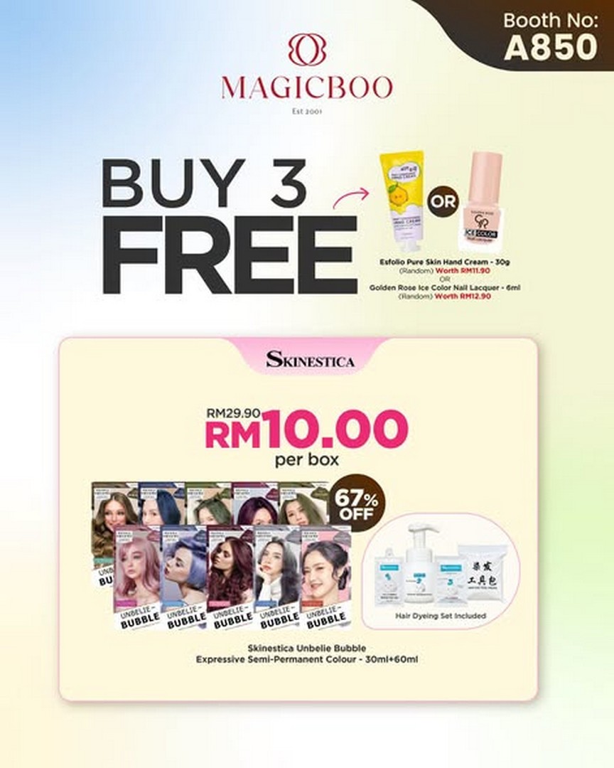 Magicboo-Beauty-Malaysia-Beauty-Shopping-Promotion-at-My-Beauty-Cosmetic-1 15-18 October 2026: Magicboo Beauty Malaysia: Beauty Shopping Promotion at My Beauty Cosmetic, Mid Valley Southkey, Johor Bahru – Exclusive Pop-Up Deals, Mix-and-Match Favourites and Free Membership Rewards