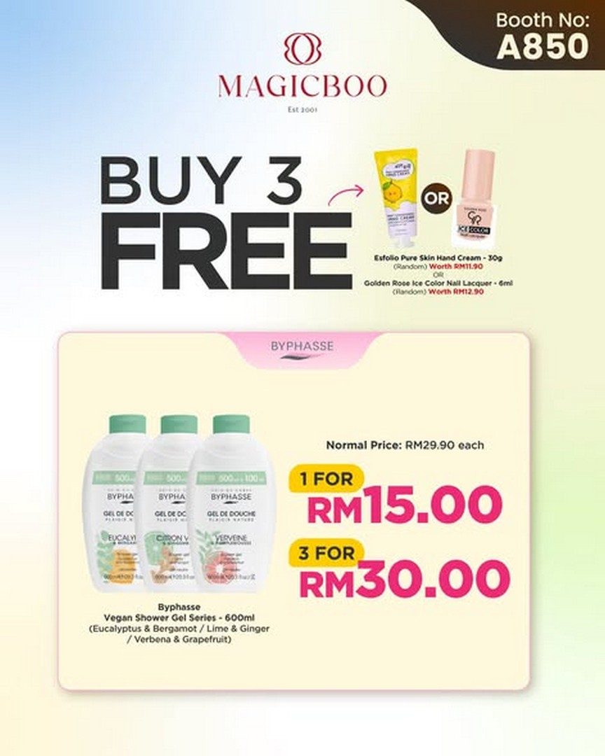 Magicboo-Beauty-Malaysia-Beauty-Shopping-Promotion-at-My-Beauty-Cosmetic-2 15-18 October 2026: Magicboo Beauty Malaysia: Beauty Shopping Promotion at My Beauty Cosmetic, Mid Valley Southkey, Johor Bahru – Exclusive Pop-Up Deals, Mix-and-Match Favourites and Free Membership Rewards