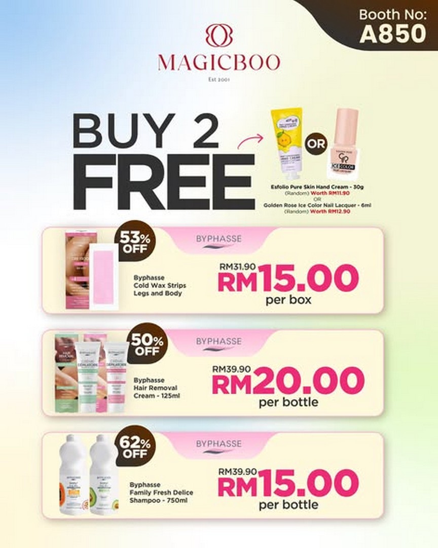 Magicboo-Beauty-Malaysia-Beauty-Shopping-Promotion-at-My-Beauty-Cosmetic-3 15-18 October 2026: Magicboo Beauty Malaysia: Beauty Shopping Promotion at My Beauty Cosmetic, Mid Valley Southkey, Johor Bahru – Exclusive Pop-Up Deals, Mix-and-Match Favourites and Free Membership Rewards