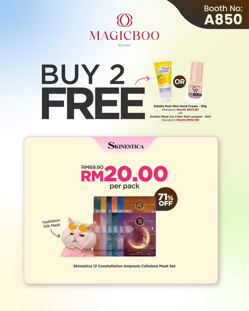 Magicboo-Beauty-Malaysia-Beauty-Shopping-Promotion-at-My-Beauty-Cosmetic-4 15-18 October 2026: Magicboo Beauty Malaysia: Beauty Shopping Promotion at My Beauty Cosmetic, Mid Valley Southkey, Johor Bahru – Exclusive Pop-Up Deals, Mix-and-Match Favourites and Free Membership Rewards