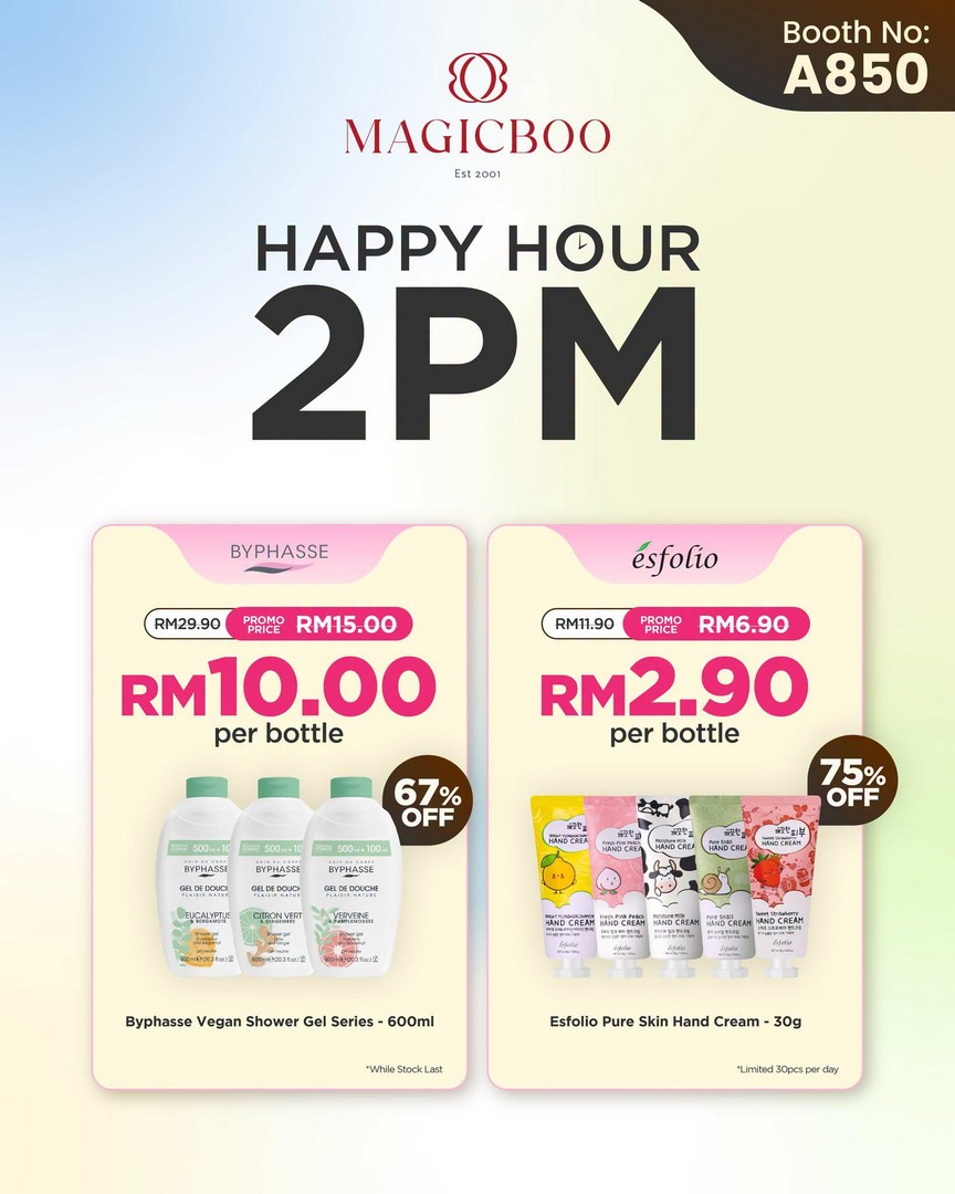 Magicboo-Beauty-Malaysia-Beauty-Shopping-Promotion-at-My-Beauty-Cosmetic-5 15-18 October 2026: Magicboo Beauty Malaysia: Beauty Shopping Promotion at My Beauty Cosmetic, Mid Valley Southkey, Johor Bahru – Exclusive Pop-Up Deals, Mix-and-Match Favourites and Free Membership Rewards