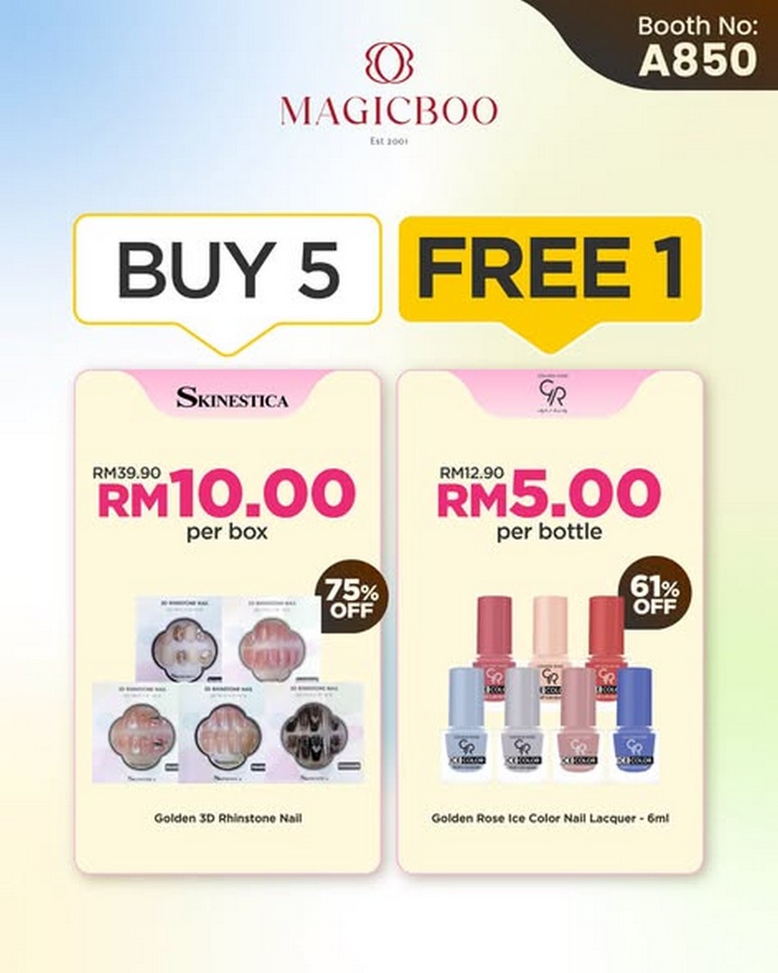 Magicboo-Beauty-Malaysia-Beauty-Shopping-Promotion-at-My-Beauty-Cosmetic 15-18 October 2026: Magicboo Beauty Malaysia: Beauty Shopping Promotion at My Beauty Cosmetic, Mid Valley Southkey, Johor Bahru – Exclusive Pop-Up Deals, Mix-and-Match Favourites and Free Membership Rewards