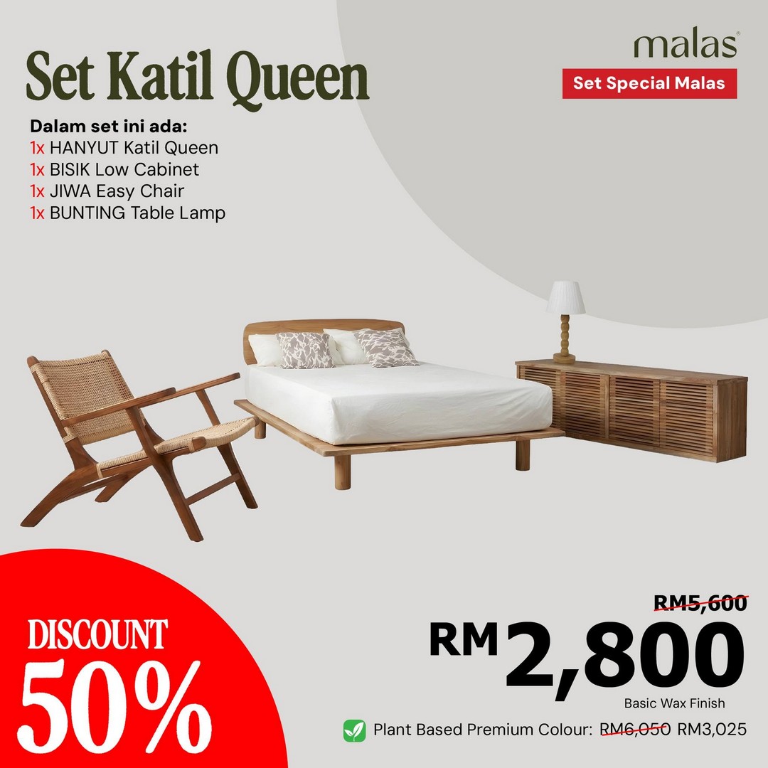 Malas-Furniture-50-OFF-Teak-Wood-Furniture-Rattan-Goods-Sale-8 Now Till 30 September 2026: Malas Furniture: 50% OFF Teak Wood Furniture & Rattan Goods Sale at Kg. Subang, Kuantan and Kota Masai