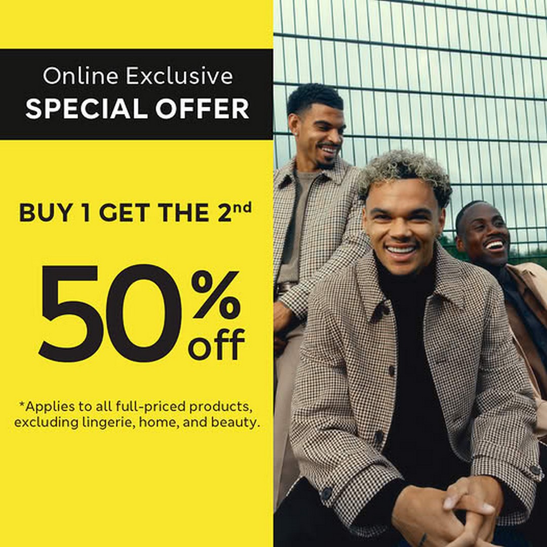Marks-Spencer-Malaysia-Double-the-Style-with-Buy-1 14 October 2026 onwards: Marks & Spencer Malaysia: Double the Style with Buy 1, Get the 2nd Item 50% Off Men's Fashion Promotion